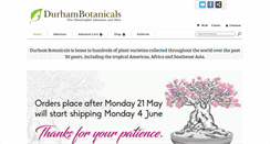 Desktop Screenshot of durhambotanicals.com
